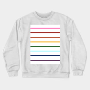 Thin Lines Rainbow Crewneck Sweatshirt